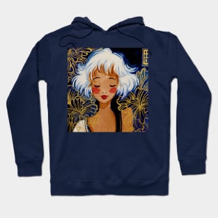 Golden Chrysanthemums Hoodie